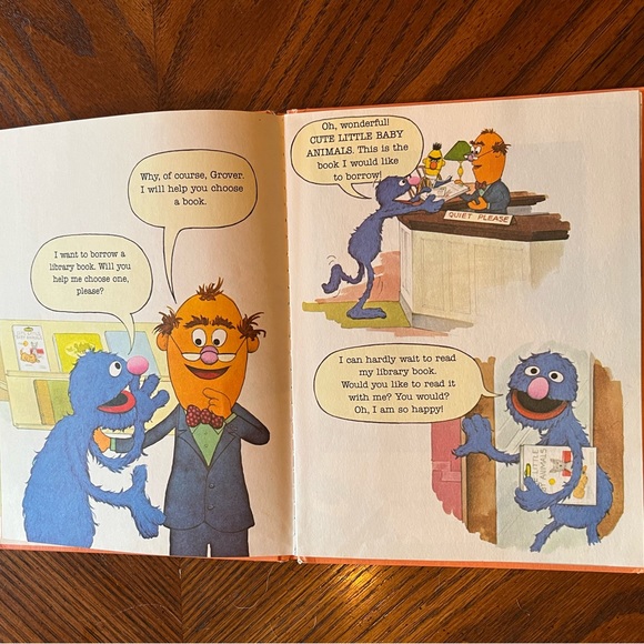Vintage Sesame Street Books | featuring Grover | Set of 3 - Picture 8 of 16